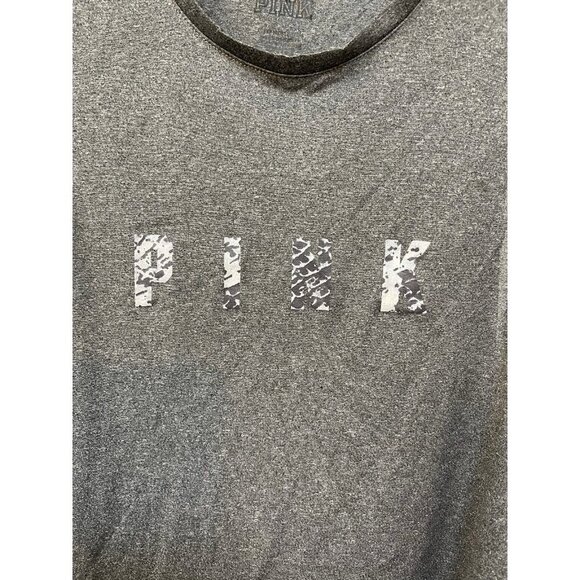 Victorias Secret Pink Womens Tank Top Size XS Gray Animal Print - Picture 3 of 6